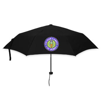 La crème glacée est toujours la réponse - Parapluie standard - noir - Devant