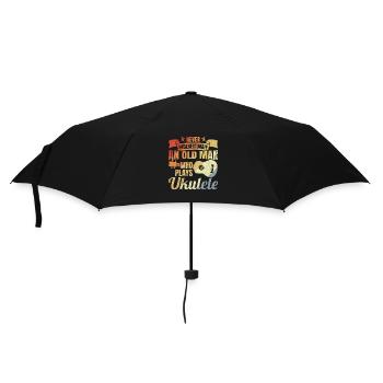 Ukulele Großvater - Regenschirm (klein) - Schwarz - Vorne
