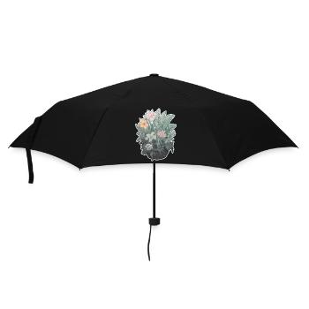 Plants and flowers for nature lovers and gardeners - Umbrella (small) - black - Front