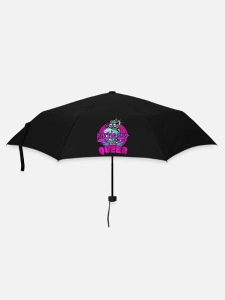 Queer - Chat mignon - Parapluie standard - noir