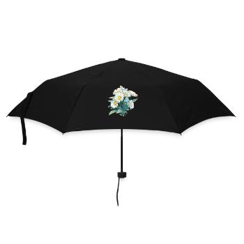 Awesome Daisies Flowers Vintage Cool Daisy Lover - Umbrella (small) - black - Front