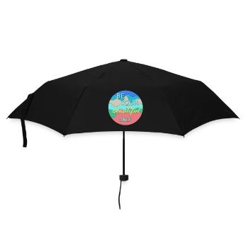 Be your beautiful self - Self-love - Umbrella (small) - black - Front