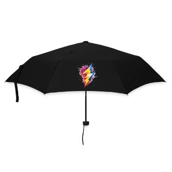 Rainbow Thunderstorm Magic-LGBT Pride - Parapluie standard - noir - Devant