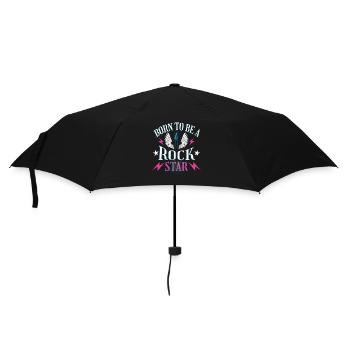 Born To Be A Rock Star Rock Music - Parapluie standard - noir - Devant
