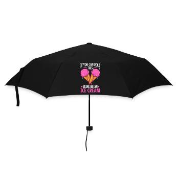If You Can Read This Bring Me An Ice Cream - Umbrella (small) - black - Front