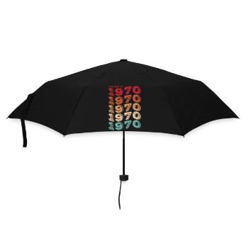 Vintage 1970 Gifts Legend for 53 Year Old - 53rd - Umbrella (small) - black - Front