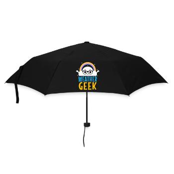 Weather Geek - Umbrella (small) - black - Front
