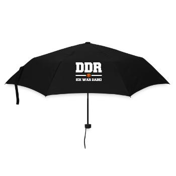 Ostdeutschland Osten Ossi DDR Heimat Ostblock - Regenschirm (klein) - Schwarz - Vorne