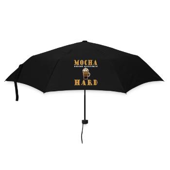 Café Moka disant café et chocolat - Parapluie standard - noir - Devant