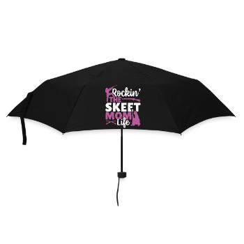 Rockin' The Skeet Mom Life Skeet Shooting Clay - Umbrella (small) - black - Front
