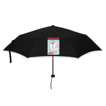 Silk Chickens Silk Chicken Silkie Chickens Cadeau - Parapluie standard - noir - Devant
