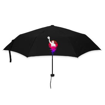 Water polo players Sunset - Umbrella (small) - black - Front