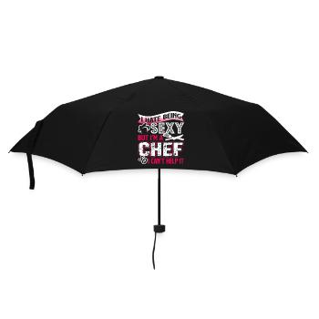 Chef I Hate Being A Sexy Chef - Umbrella (small) - black - Front
