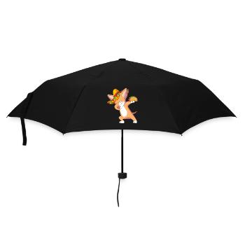 Chihuahua - Regenschirm (klein) - Schwarz - Vorne