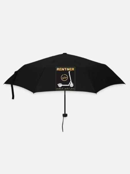Rentner mobil - Regenschirm (klein) - Schwarz