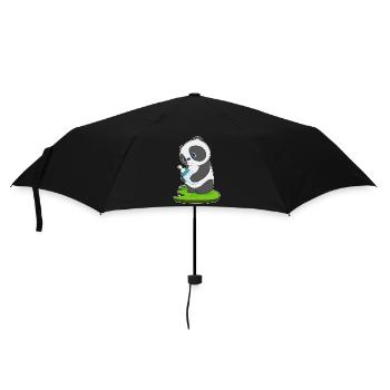 Lait de bébé Panda - Parapluie standard - noir - Devant