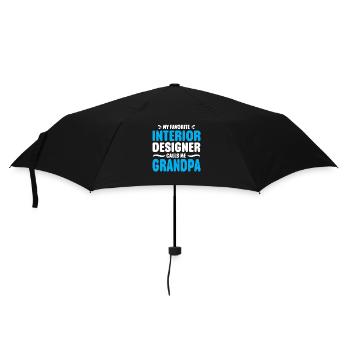 Interior Designer Gift Interior Decoration Designer - Umbrella (small) - black - Front