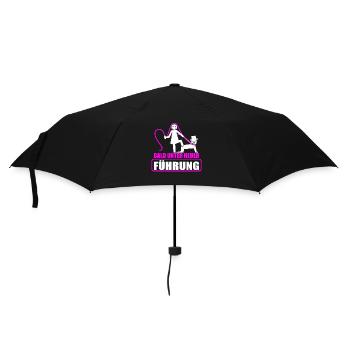 Junggesellenabschied Poltern Polterabend JGA - Regenschirm (klein) - Schwarz - Vorne