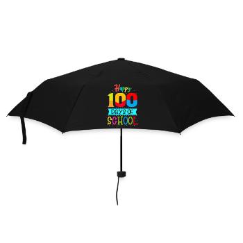 Happy Hundred Days Of School - Umbrella (small) - black - Front