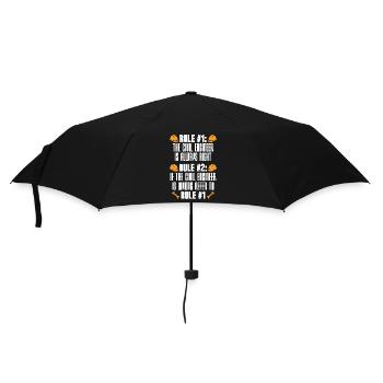 Règle d’ingénieur civil #1 Le bâtiment de l’ingénieur civil - Parapluie standard - noir - Devant