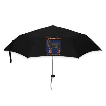 Doberman Dog Dog Propriétaire Cadeau - Parapluie standard - noir - Devant