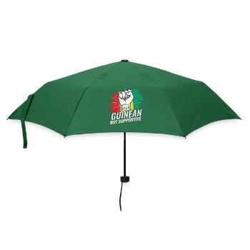 Pas guinéen mais un drapeau de la République de Guinée favorable - Parapluie standard - vert bouteille - Devant