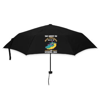Krokodile - Regenschirm (klein) - Schwarz - Vorne