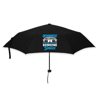 Orthodontist Because I Like Being The Reason - Umbrella (small) - black - Front