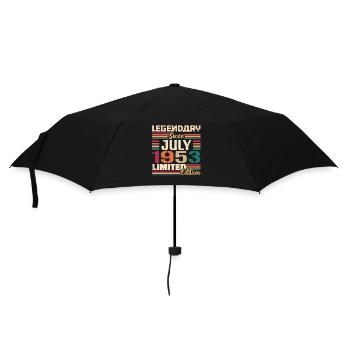Juillet 1953 Anniversaire Juillet 1953 Juillet Année - Parapluie standard - noir - Devant
