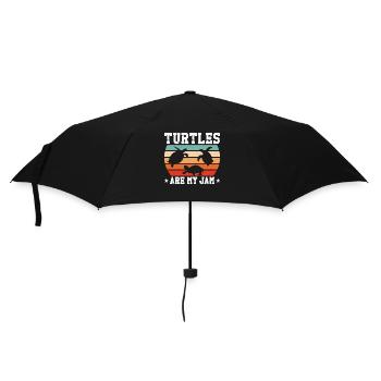 Sea Turtle Tortoise Retro Vintage - Parapluie standard - noir - Devant
