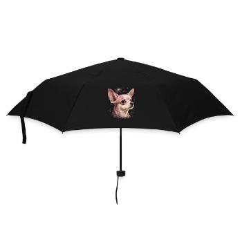 Chihuahua Puppy | Pretty Pink Dog Girly Mom Women - Umbrella (small) - black - Front