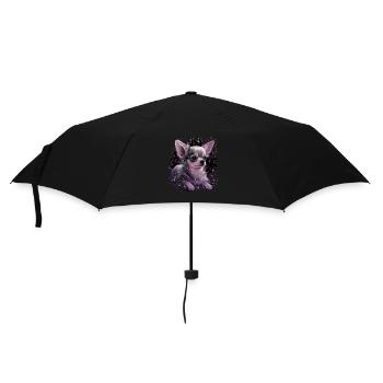 Chihuahua Puppy | Pretty Pink Dog Girly Mom Women - Umbrella (small) - black - Front