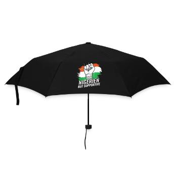 Not Nigeria But Supportive Niger Flag Country - Umbrella (small) - black - Front