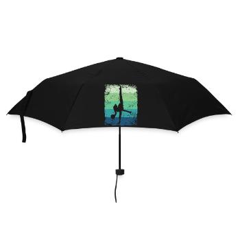 Gym Ball Retro Rhythmic Gymnastics - Umbrella (small) - black - Front