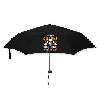 Concrete Finisher I'm A Cement Mason & Masonry - Regenschirm (klein) - Schwarz - Vorne