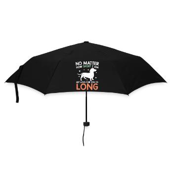 Egal wie kurz ich bin, meine Liebe zu dir ist lang D - Regenschirm (klein) - Schwarz - Vorne