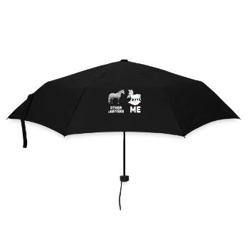 Autres avocats Me Licorne Cheval - Parapluie standard - noir - Devant