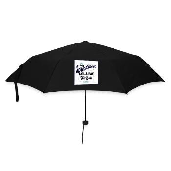 Spreadsheet Skills Pay Bills Accountant - Umbrella (small) - black - Front