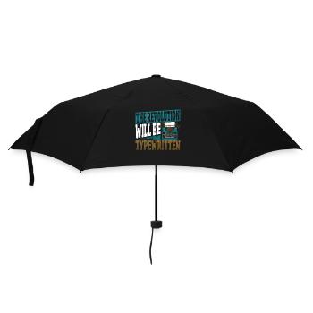 La révolution est tapée Machine à écrire Auteur - Parapluie standard - noir - Devant