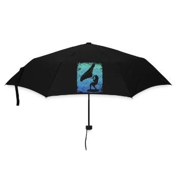 Flügelfolie Wingsurfing Retro-folie Flügel - Regenschirm (klein) - Schwarz - Vorne
