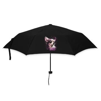 Chihuahua Puppy | Pretty Pink Dog Girly Mom Women - Umbrella (small) - black - Front
