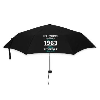 Cadeau Anniversaire Novembre 1963 60 Ans - Parapluie standard - noir - Devant