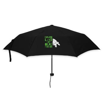 Sea Turtle Tortoise Enjoy Life In - Umbrella (small) - black - Front