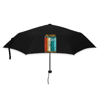 Jiu-Jitsu Brazilian Jiu-Jitsu Martial Arts - Umbrella (small) - black - Front