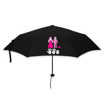 Enterrement de vie de garçon et de jeune fille enterrement de vie de garçon hommes - Parapluie standard - noir - Devant
