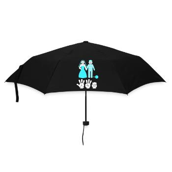 Enterrement de vie de garçon et de jeune fille enterrement de vie de garçon hommes - Parapluie standard - noir - Devant