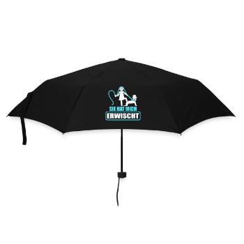Junggesellenabschied Polterabend JGA Männer - Regenschirm (klein) - Schwarz - Vorne