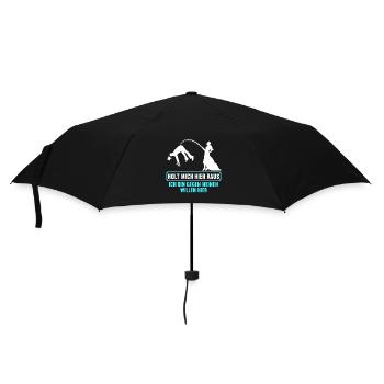 Junggesellenabschied Polterabend JGA Männer - Regenschirm (klein) - Schwarz - Vorne