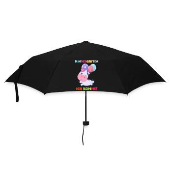 Kindergarten 2023 Ich Komme Mädchen Kita Geschenk - Regenschirm (klein) - Schwarz - Vorne