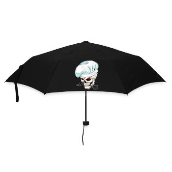 Skull Cooking Cooking Spoon Cooking - Umbrella (small) - black - Front